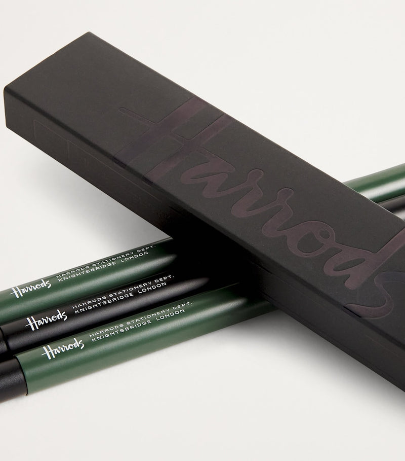 Harrods logo ballpoint pens set of 3, UK version