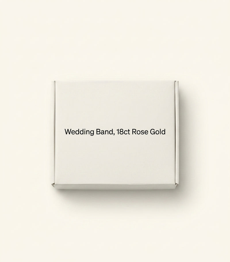 Cartier 1895 wedding band rose gold 2.5mm, imported from the UK