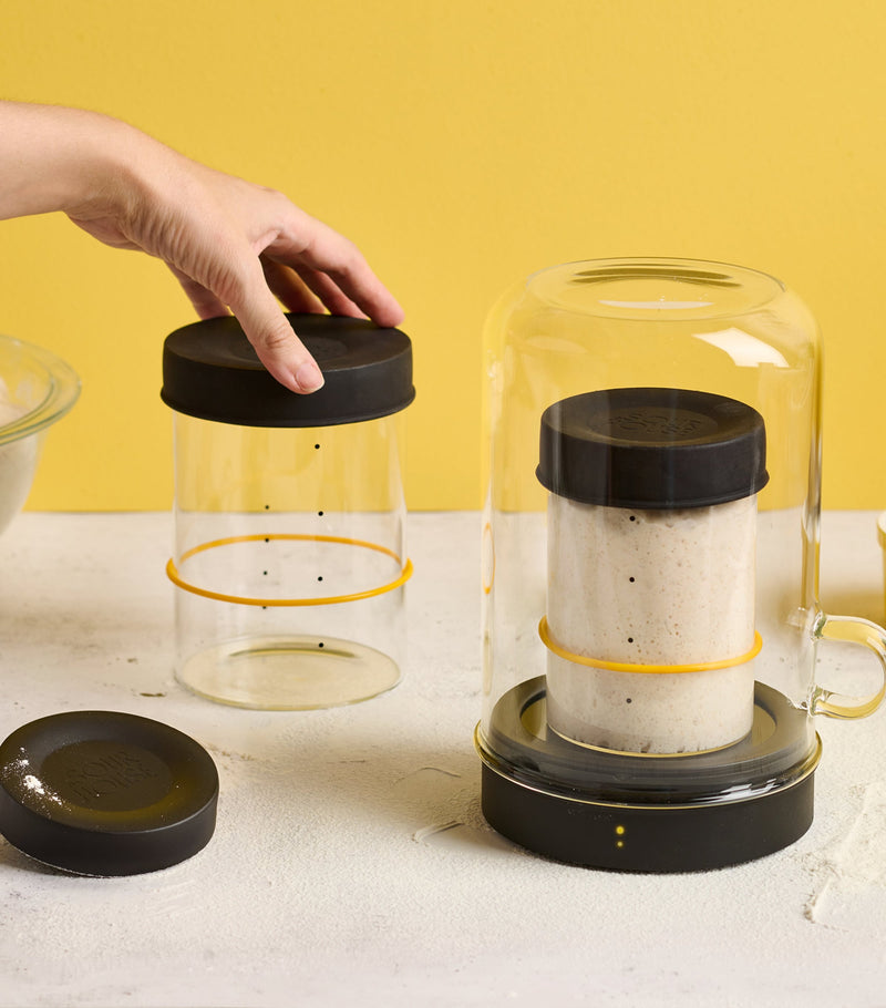 Sourhouse Goldie heated sourdough starter kit, imported from the UK