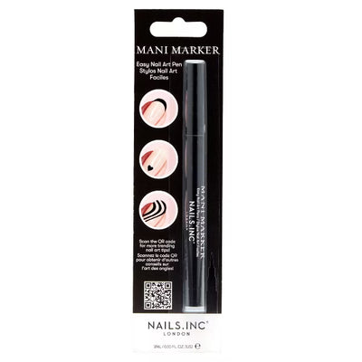 قلم فن الأظافر الأسود Mani Marker من Nails.INC بسعة 3 مل من Superdrug - اشترِ عبر الإنترنت من McGrocer