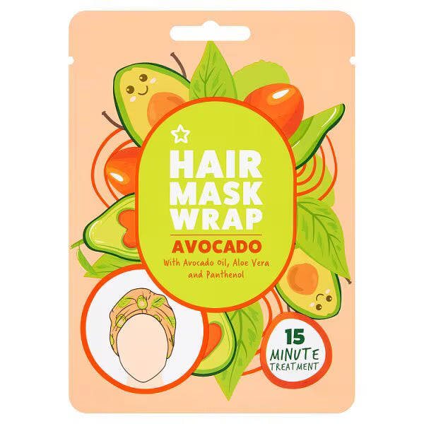 Superdrug Avocado Hair Wrap Mask moisturising formula (British brand)