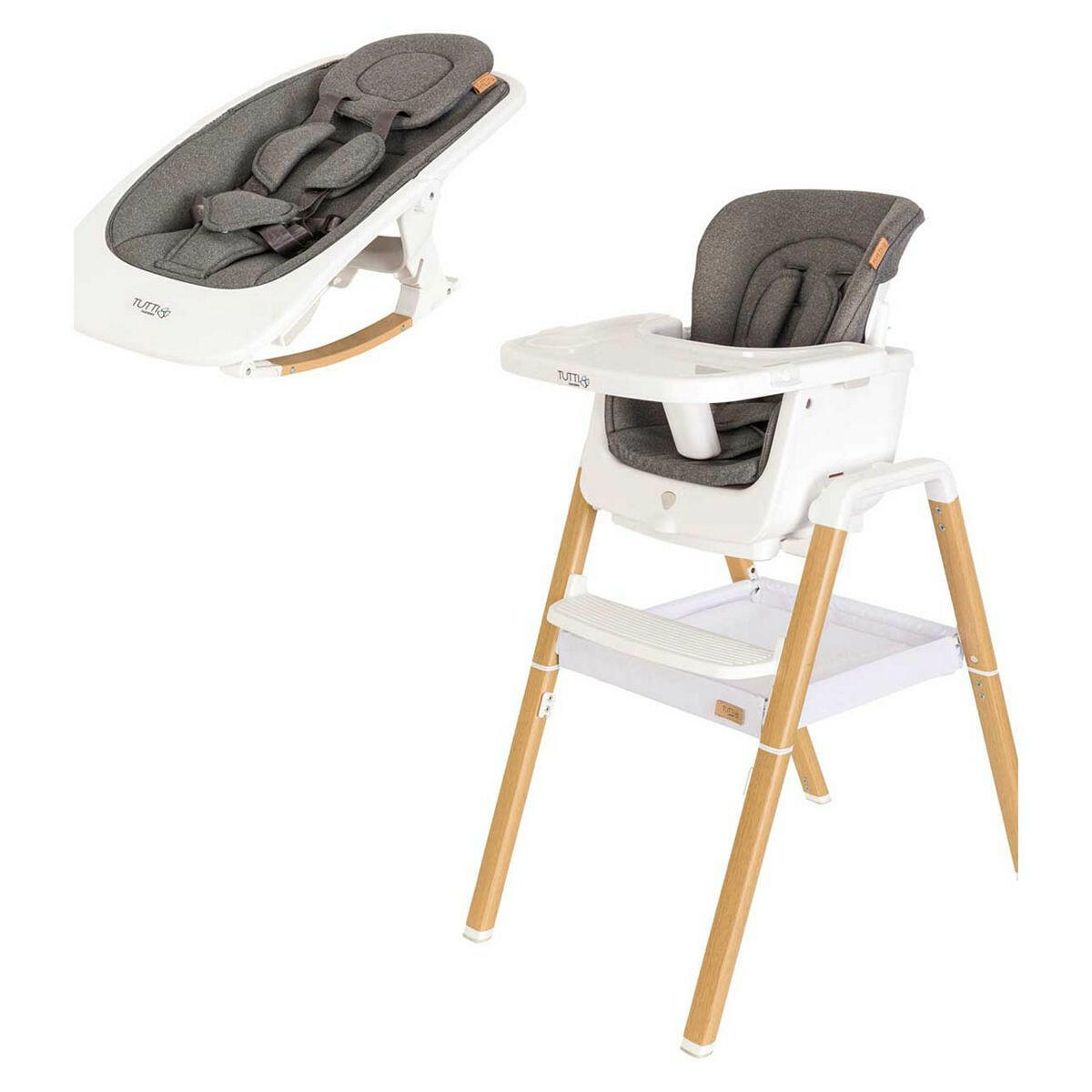 Tutti Bambini Nova Birth to 12 Years Complete Highchair Package - White/Oak GOODS Boots