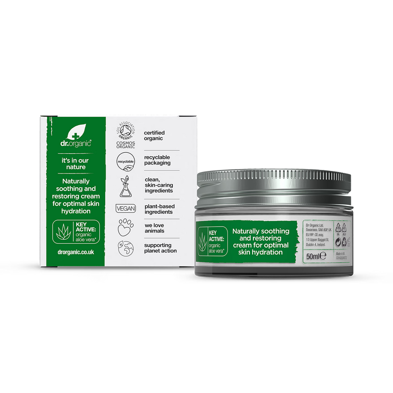 Dr Organic Aloe Vera Concentrated Cream 50ml - British product
