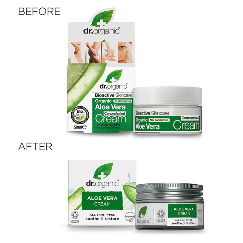 Dr Organic Aloe Vera Concentrated Cream 50ml - British product