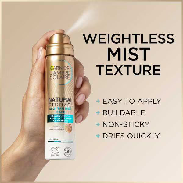 Garnier Ambre Solaire Self Tan Face Mist 75ml, UK version