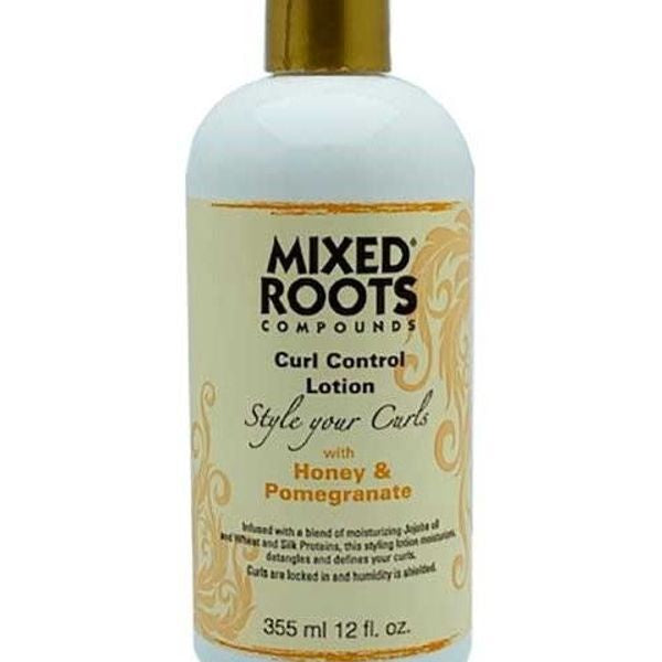 Mixed Roots curl control lotion with honey and pomegranate - British product