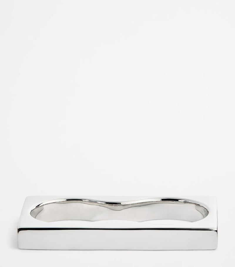Tom Wood double square sterling silver ring, imported from the UK