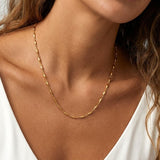 Superdrug MUCHV Fine Bean Chain Necklace Gold 50cm- Buy online at McGrocer