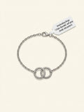 Cartier Trinity 18ct gold and diamond bracelet, imported from the UK