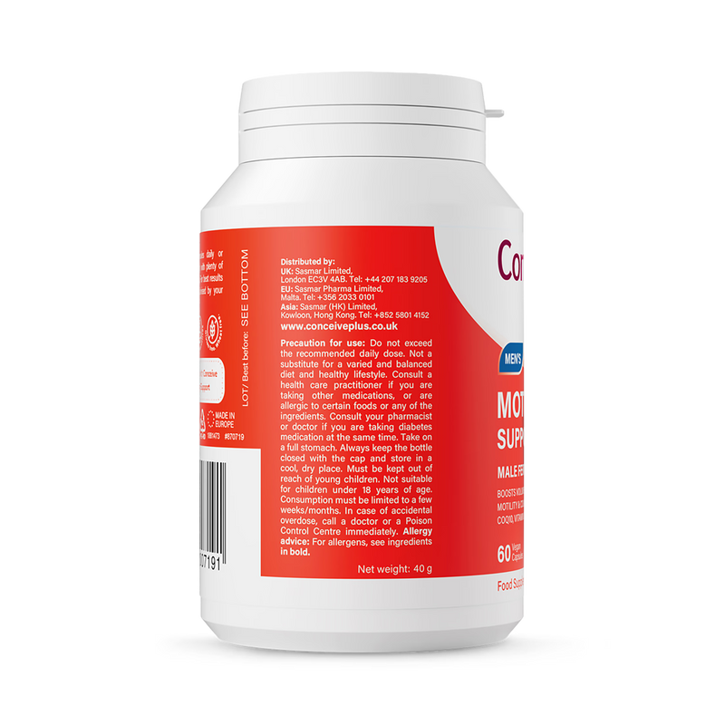 Conceive Plus motility support 60 capsules - British product