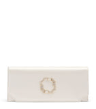 Malone Souliers satin Vivien clutch bag with crystal embellishments - British product