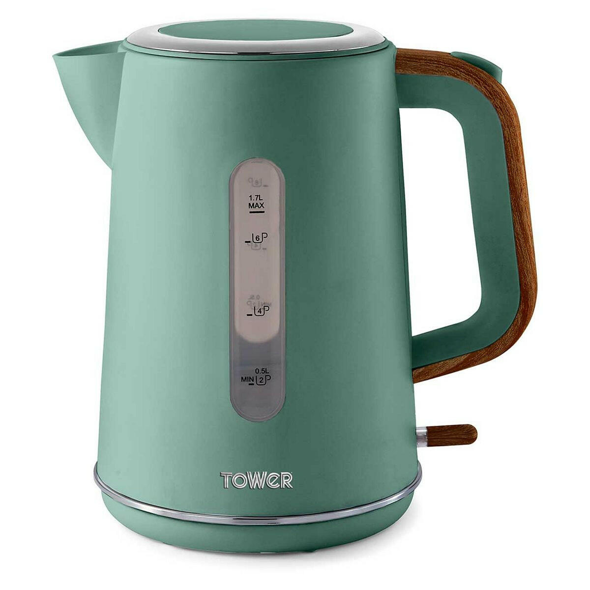 Tower Scandi 3KW 1.7 Litre Rapid Boil Kettle Jade GOODS Boots