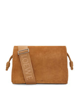 Harrods Men's Suede and Calfskin Satchel with Adjustable Strap and Zip Pocket, 24cm x 34cm x 12cm- Buy online at McGrocer