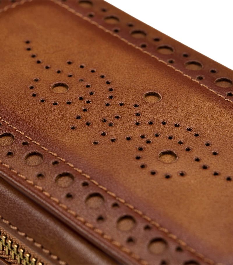 WOLF brogue zipped watch case, UK version