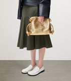 LOEWE medium leather scales Flamenco clutch, imported from the UK