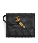 Harrods Bottega Veneta Leather Intrecciato Andiamo Trifold Wallet- Buy online at McGrocer