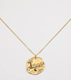 Monica Vinader gold vermeil Capricorn pendant necklace (British brand)