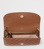 Jimmy Choo Curve quilted leather chain wallet - British product