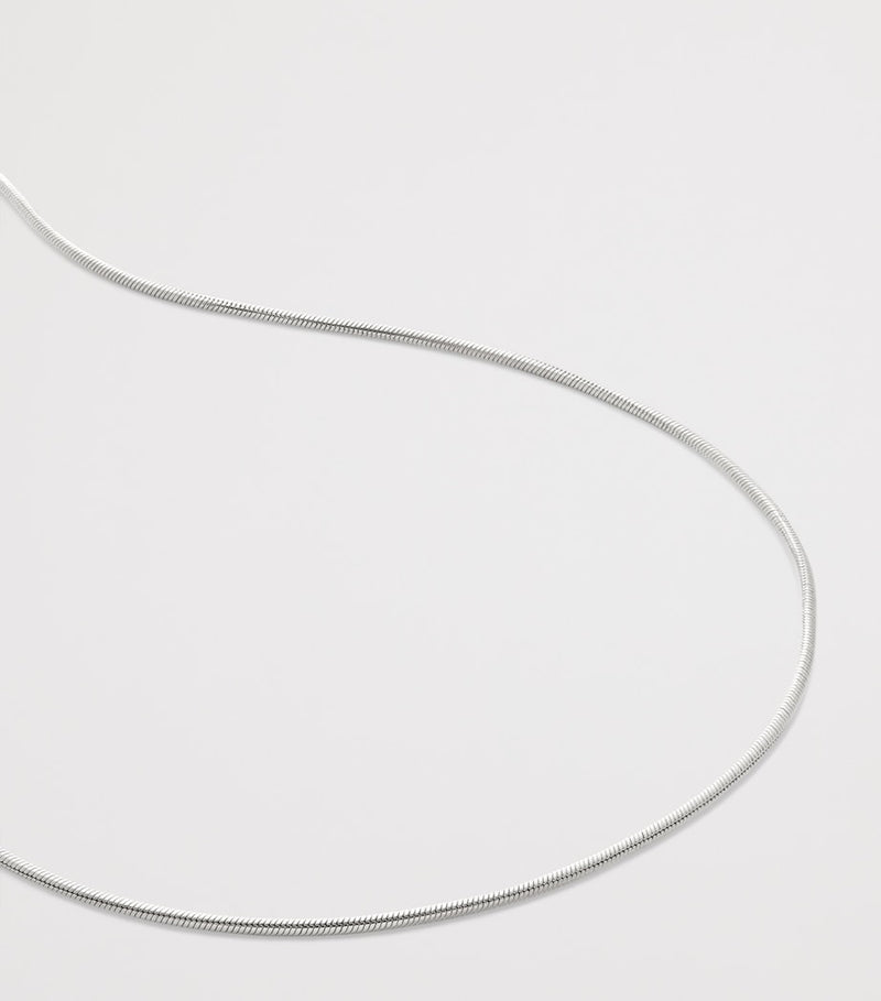 Monica Vinader sterling silver curb link chain necklace, UK version