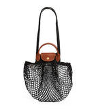 Longchamp Large Le Pliage Filet Mesh Bag, UK version