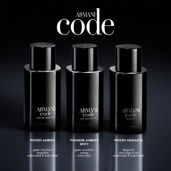 Giorgio Armani Code eau de parfum 125ml, UK version