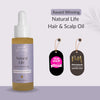 Natural Life hair oil for menopause hair care - British product