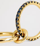 Spinelli Kilcollin yellow gold sapphire Vetra Vulcan ring (British brand)