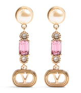 Harrods Valentino Garavani Crystal Ovalette Earrings- Buy online at McGrocer