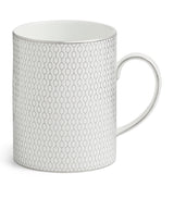 Harrods Wedgwood Gio Platinum Mug Fine Bone China 8cm- Buy online at McGrocer