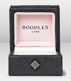 Boodles rose gold diamond stud earrings (British brand)
