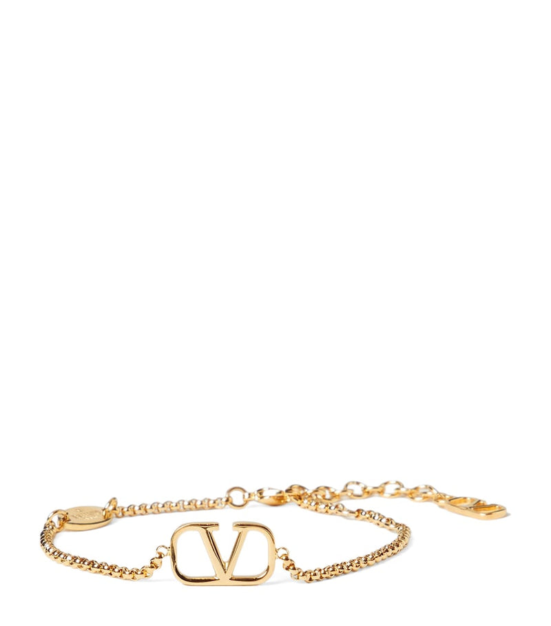 Valentino Garavani VLogo chain bracelet brass, imported from the UK