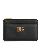 Harrods Dolce&Gabbana Calfskin Logo Card Holder- Buy online at McGrocer