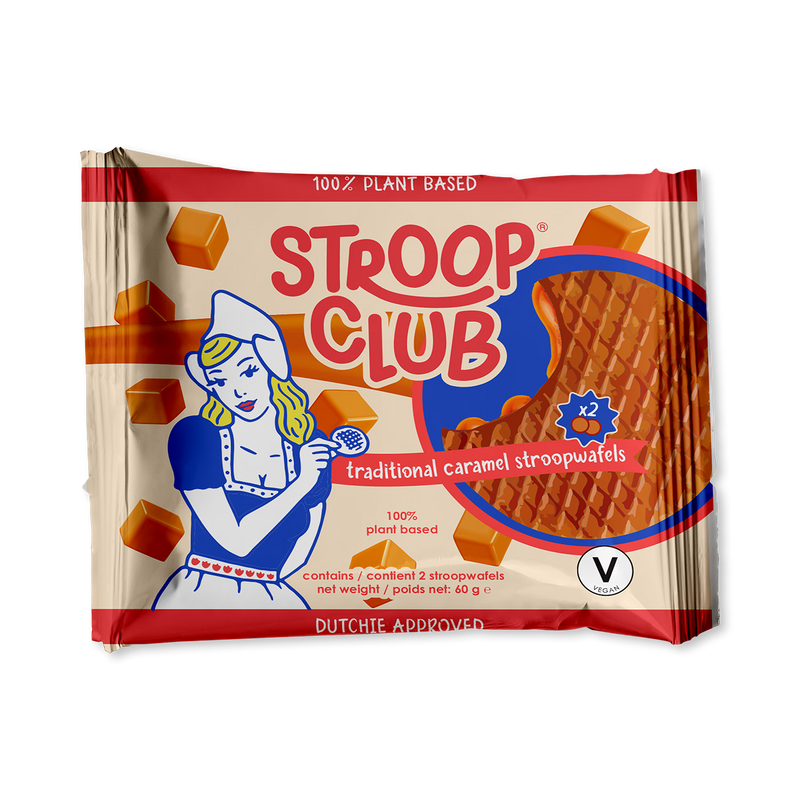 Organic plant-based stroopwafels 2-pack, UK version