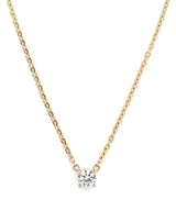 Harrods Harrods Yellow Gold and Diamond Pendant Necklace (0.25ct)- Buy online at McGrocer