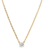 Harrods 18kt yellow gold pendant with 0.25ct diamond (British brand)