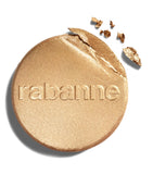 Rabanne antique gold luminizer 9.1g and leopard clutch bag, UK version