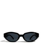 Le Specs Le Bijou oval sunglasses with gold-tone detailing, UK version
