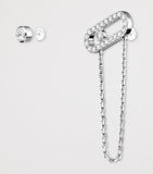 Messika Move Uno earrings white gold diamonds, UK version