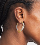 Alexis Bittar small gold-plated Solanales crystal twist earrings - British product