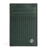 Harrods Giorgio Armani Embossed-Leather Card Holder- Buy online at McGrocer