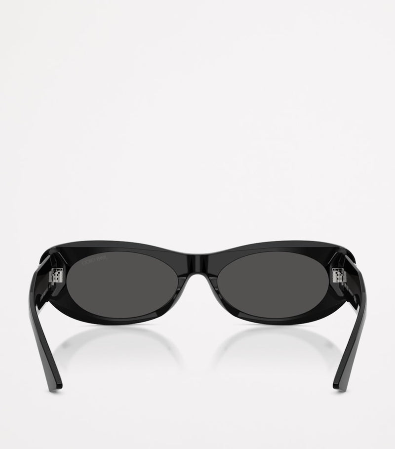 Jimmy Choo Oval Logo Sunglasses acetate frame (British brand)