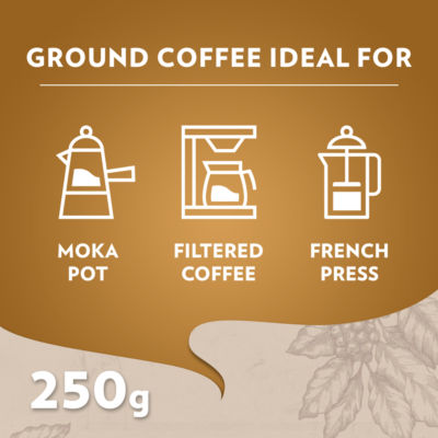 Lavazza Qualità Oro ground coffee 250g, UK version