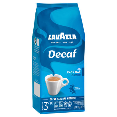 Lavazza My Easy Day decaf coffee beans 500g, UK version