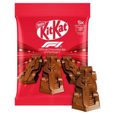 KitKat F1 chocolate car figure multipack 55g, imported from the UK