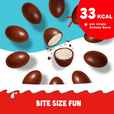 Kinder chocolate bites milk hazelnut 200g (British brand)