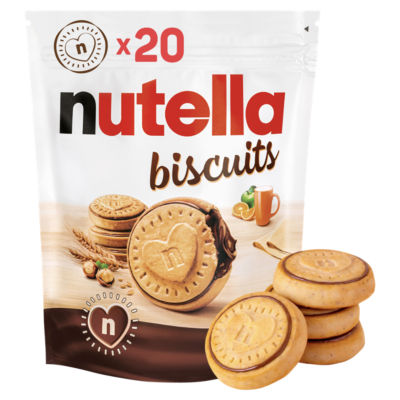 Nutella crunchy biscuits filled with Nutella 276g, imported from the UK