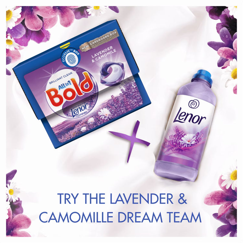Bold PODS washing capsules 25 washes Lavender & Camomile (British brand)