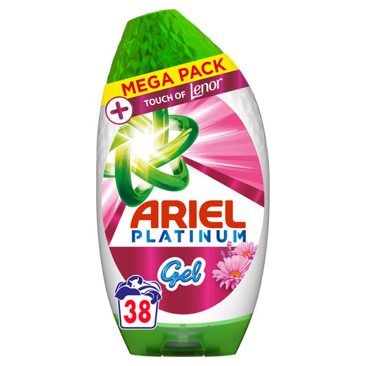 Ariel Washing Liquid Laundry Detergent Gel + Touch of Lenor, 38 Washes GOODS ASDA   