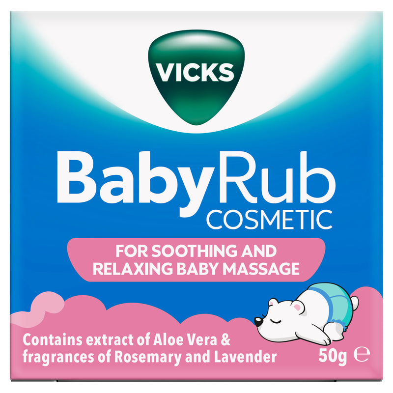 Vicks BabyRub Ointment 50g (British brand)