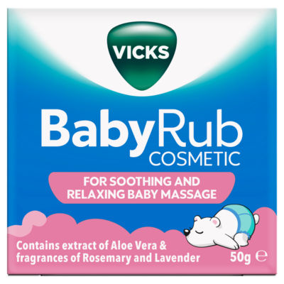 Vicks BabyRub Ointment 50g (British brand)